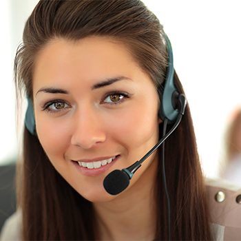 Closeup shot of a woman with headphones